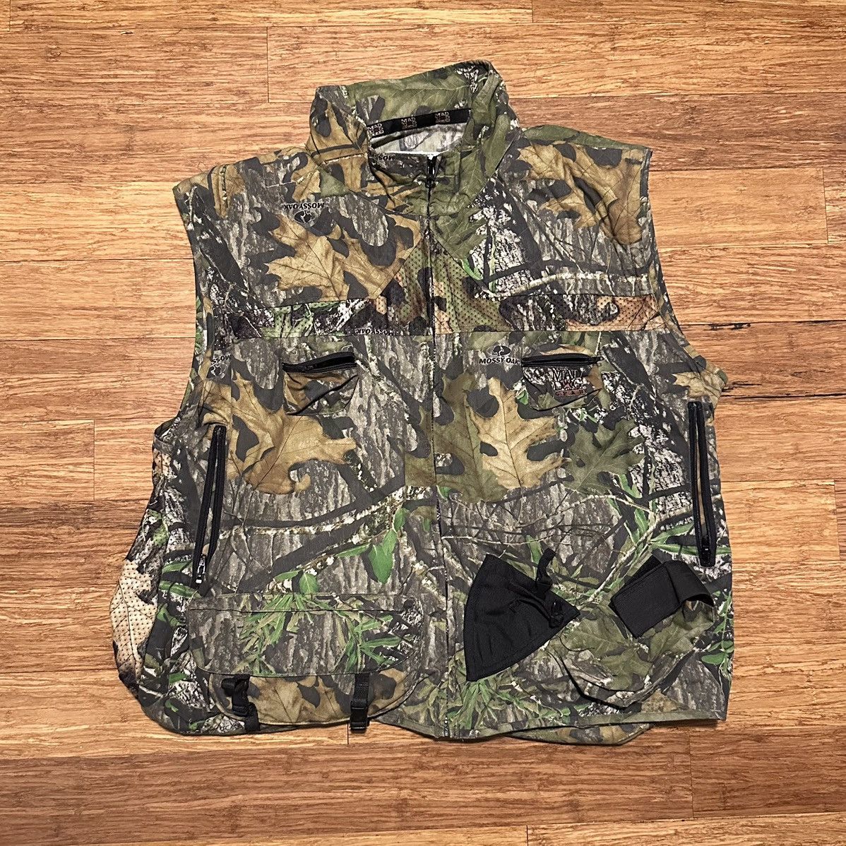 Vintage Forest Camouflage Windbreaker + Vest with DetachableSleeves Size US XL / EU 56 / 4 - 3 Thumbnail