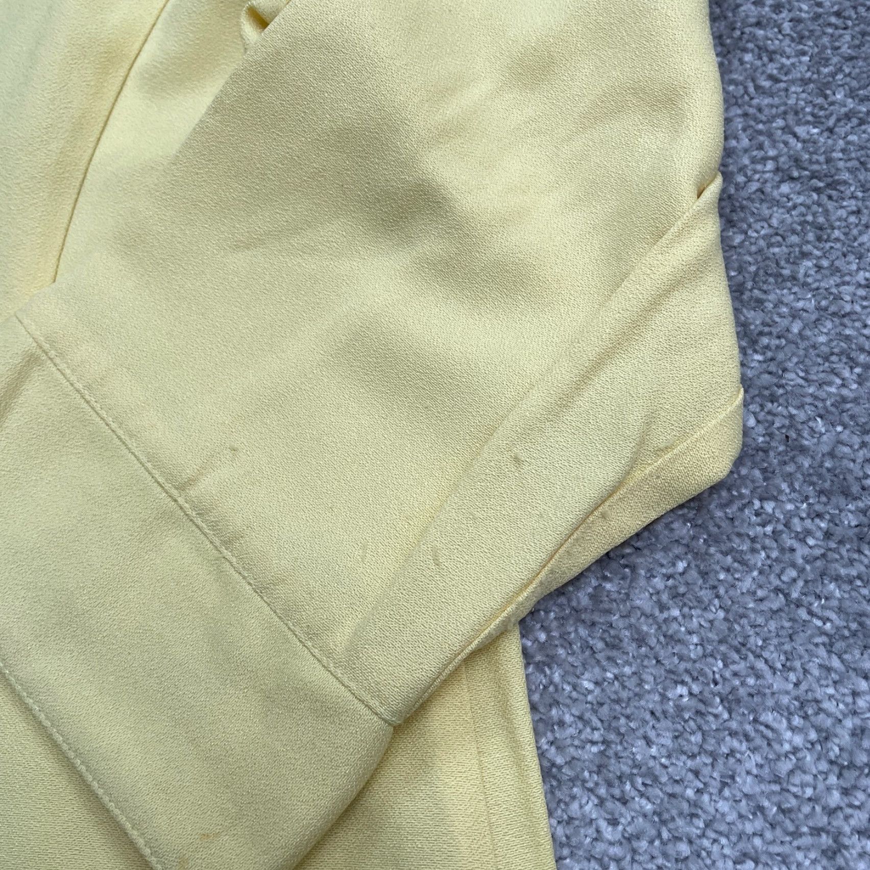 Vintage Sag Harbor Shirt Womens L Yellow Long Sleeve Button-Down Casual Workwear Top Size L / US 10 / IT 46 - 4 Thumbnail
