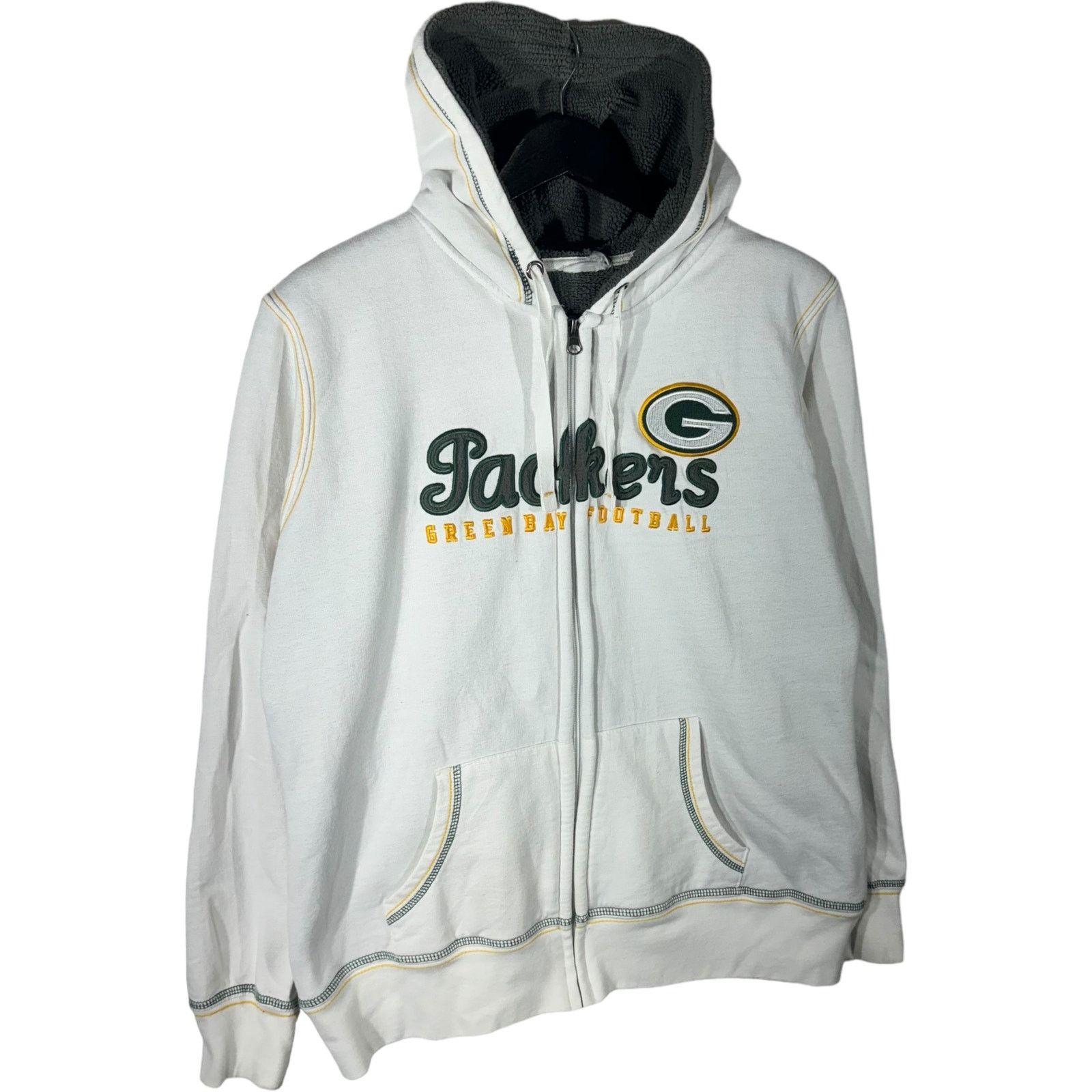 Other Green Bay Packers NFL Sherpa Lined Full Zip Hoodie Size US L / EU 52-54 / 3 - 4 Thumbnail
