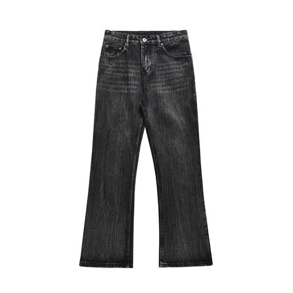 Jean Men's hippie flared distressed washed jeans Size US 32 / EU 48 - 1 Thumbnail