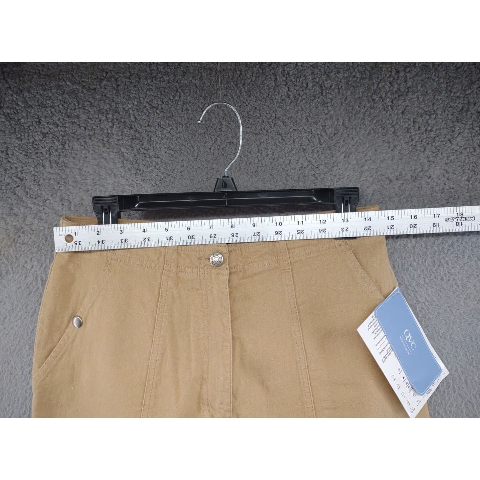 Denim & Co. DENIM & Co. Cargo Khaki Pants Womens Size 12 NEW with Tags Denim & Co. Pants Casual Beige Stone 29 in Inseam 23 in Navy? Size 34" / US 12 / IT 48 - 6 Thumbnail