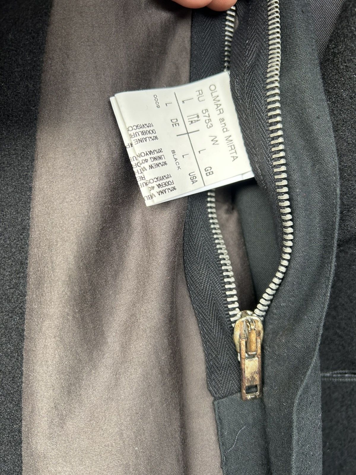 Rick Owens Rick Owens Virgin Wool Cashmere Trench Coat Size US L / EU 52-54 / 3 - 7 Thumbnail