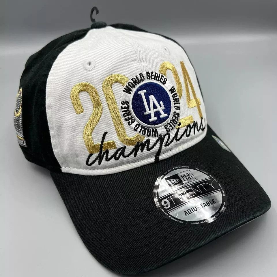 New Era Los Angeles LA Dodgers Hat Men 2024 Champions Strap Back Cap Size ONE SIZE - 3 Thumbnail