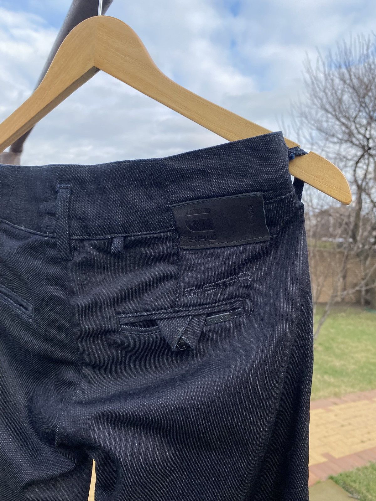 Designer × G-Star Rare G-Star Raw dark indigo flared jeans W29 L32 Size 29" - 8 Thumbnail