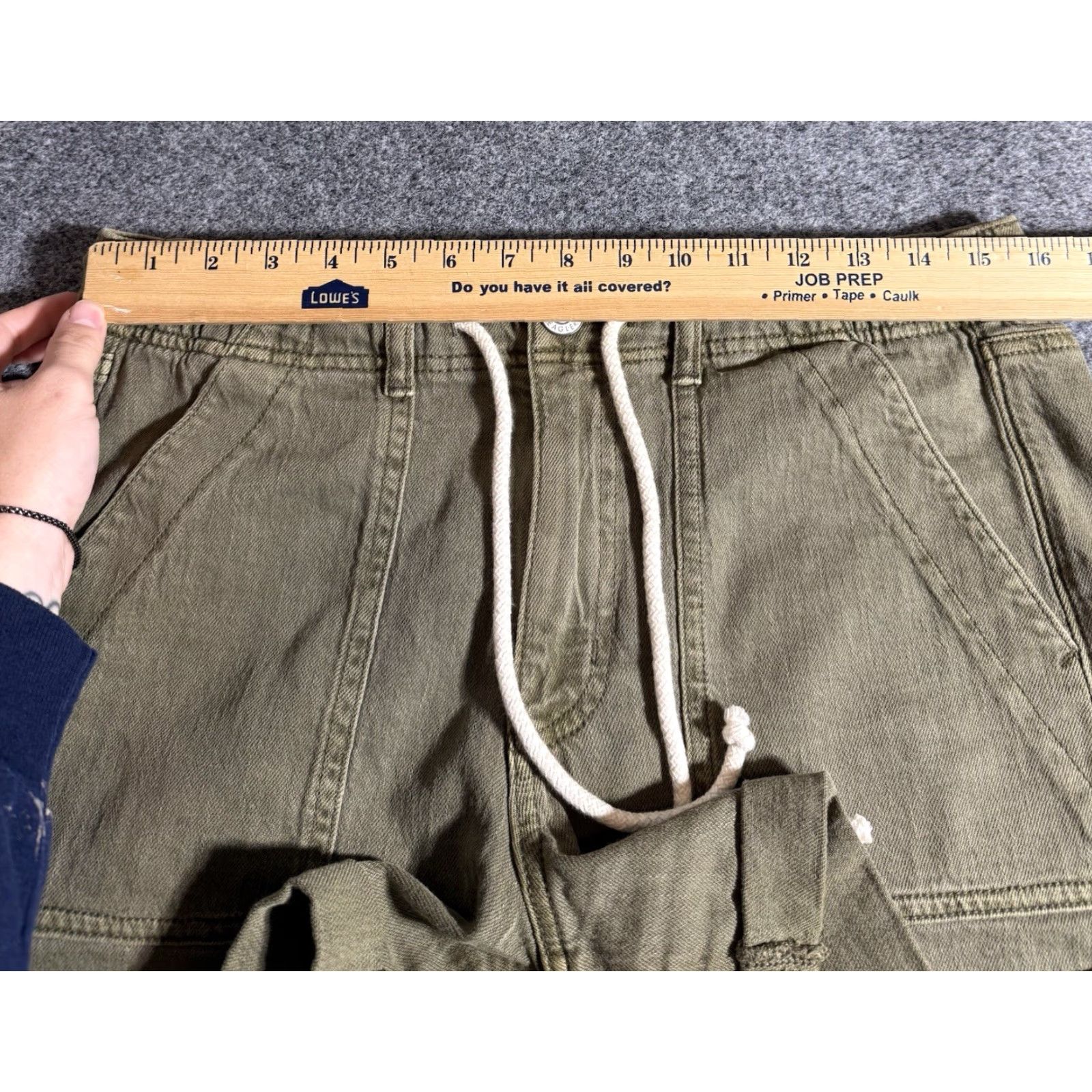 Vintage American Eagle Womens Cargo Shorts Olive Military Green NWT Sz 8 Size 30" / US 8 / IT 44 - 7 Thumbnail