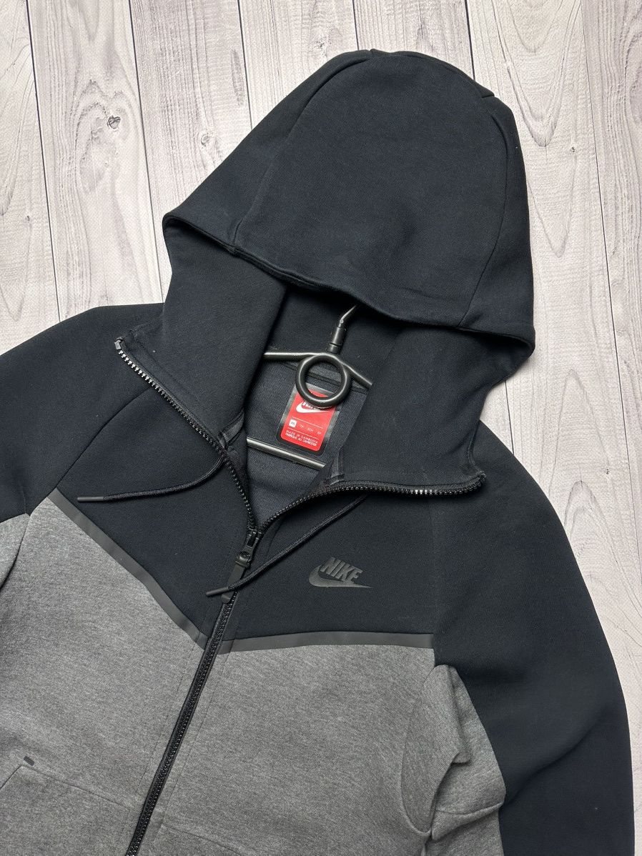 Nike × Vintage Vintage nike tech fleece size Xs logo drill zip hoodie Size US XS / EU 42 / 0 - 3 Thumbnail