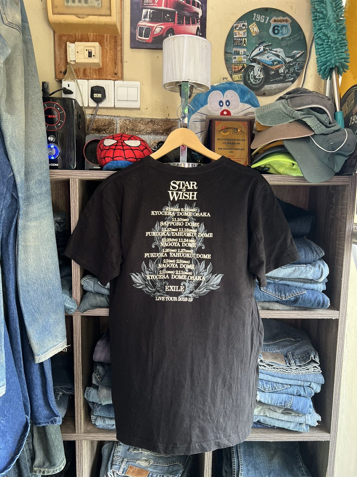 Band Tees 🔥Exile Japanese Band Star of Wish Live Tour Tee Size US M / EU 48-50 / 2 - 3 Thumbnail
