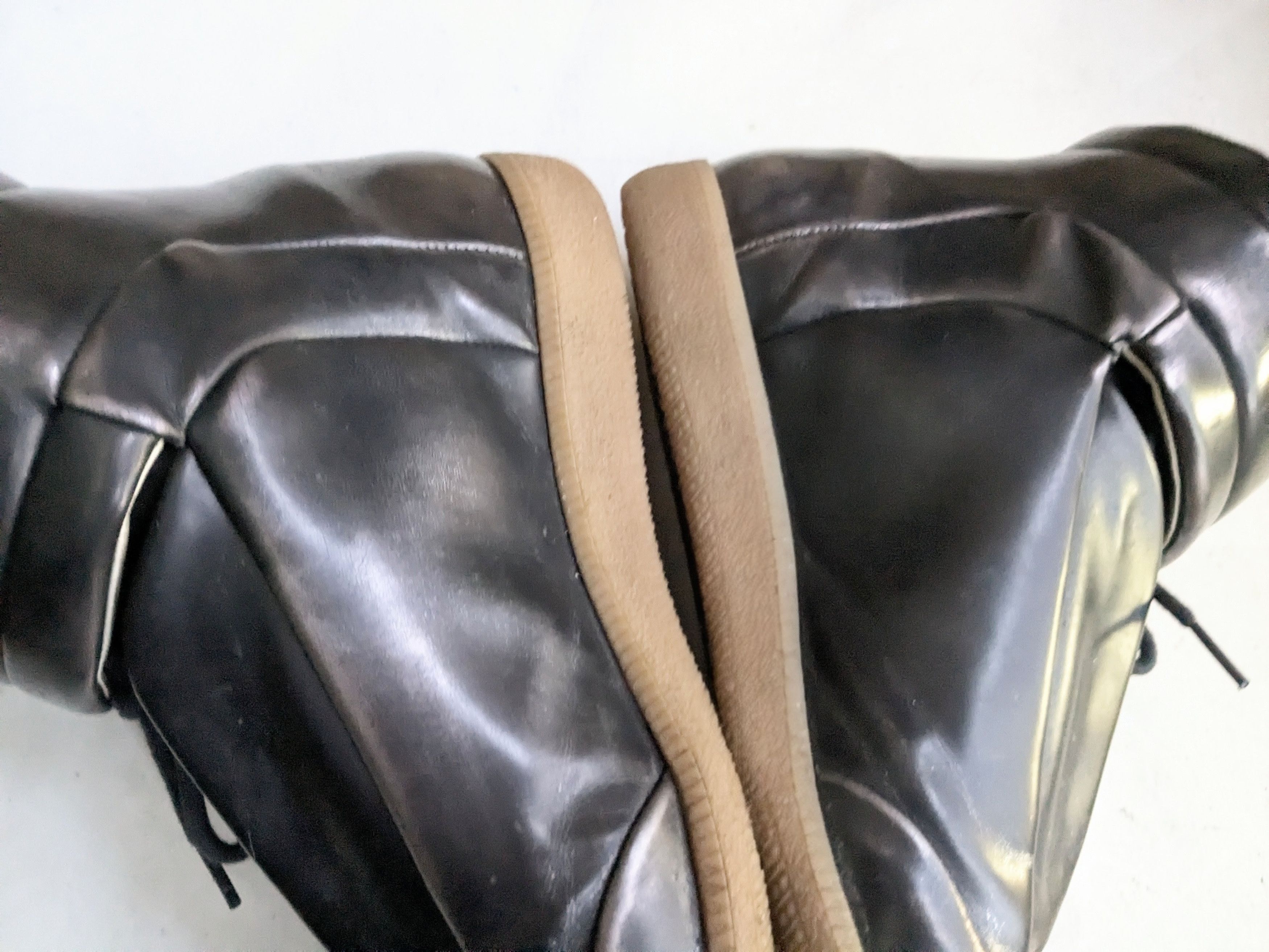 Maison Margiela Maison Margiela Future 9 42 High Tops Leather Gum Size US 9 / EU 42 - 13 Thumbnail