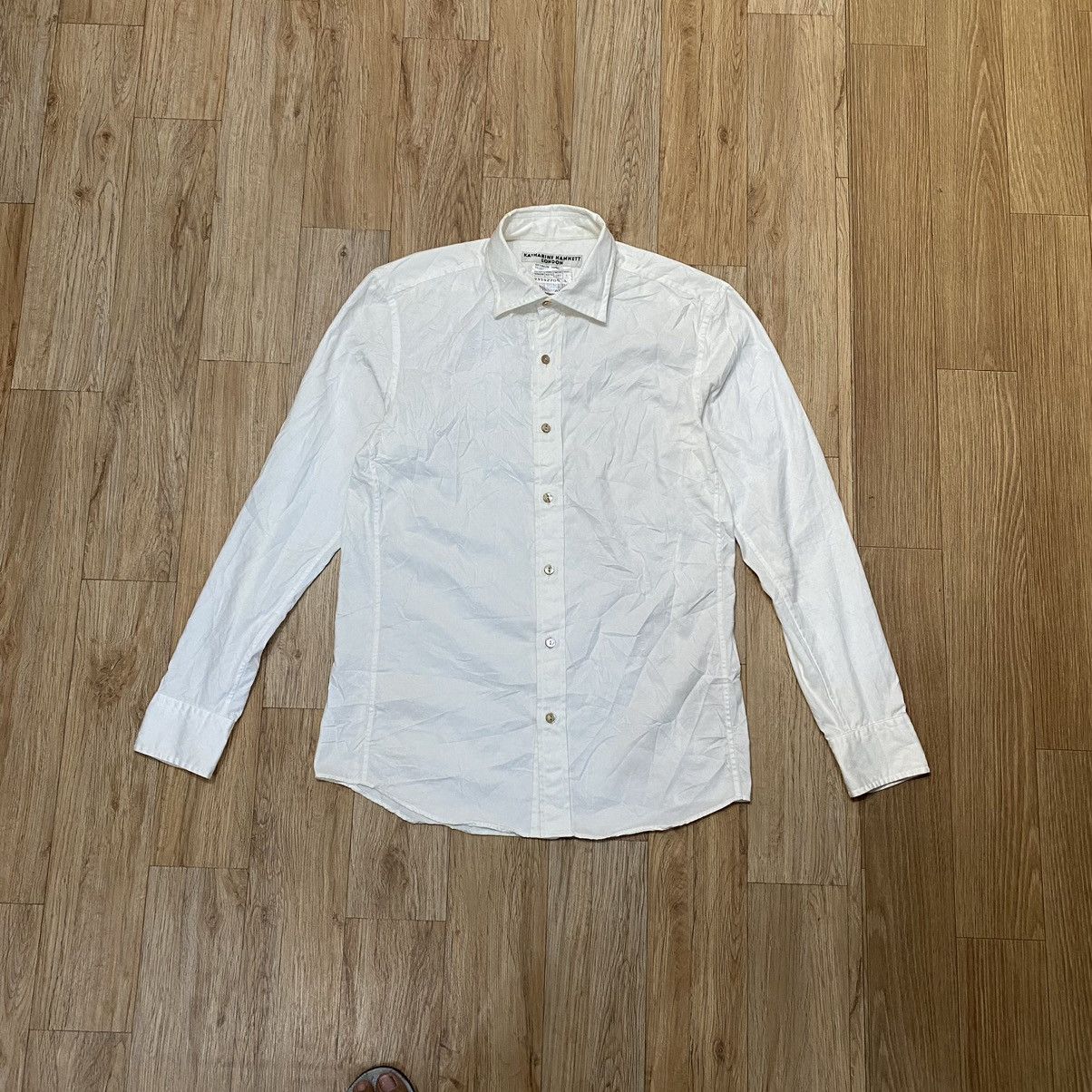 Katharine Hamnett London Katharine Hamnett London White Shirt Button Up Size US M / EU 48-50 / 2 - 1 Thumbnail