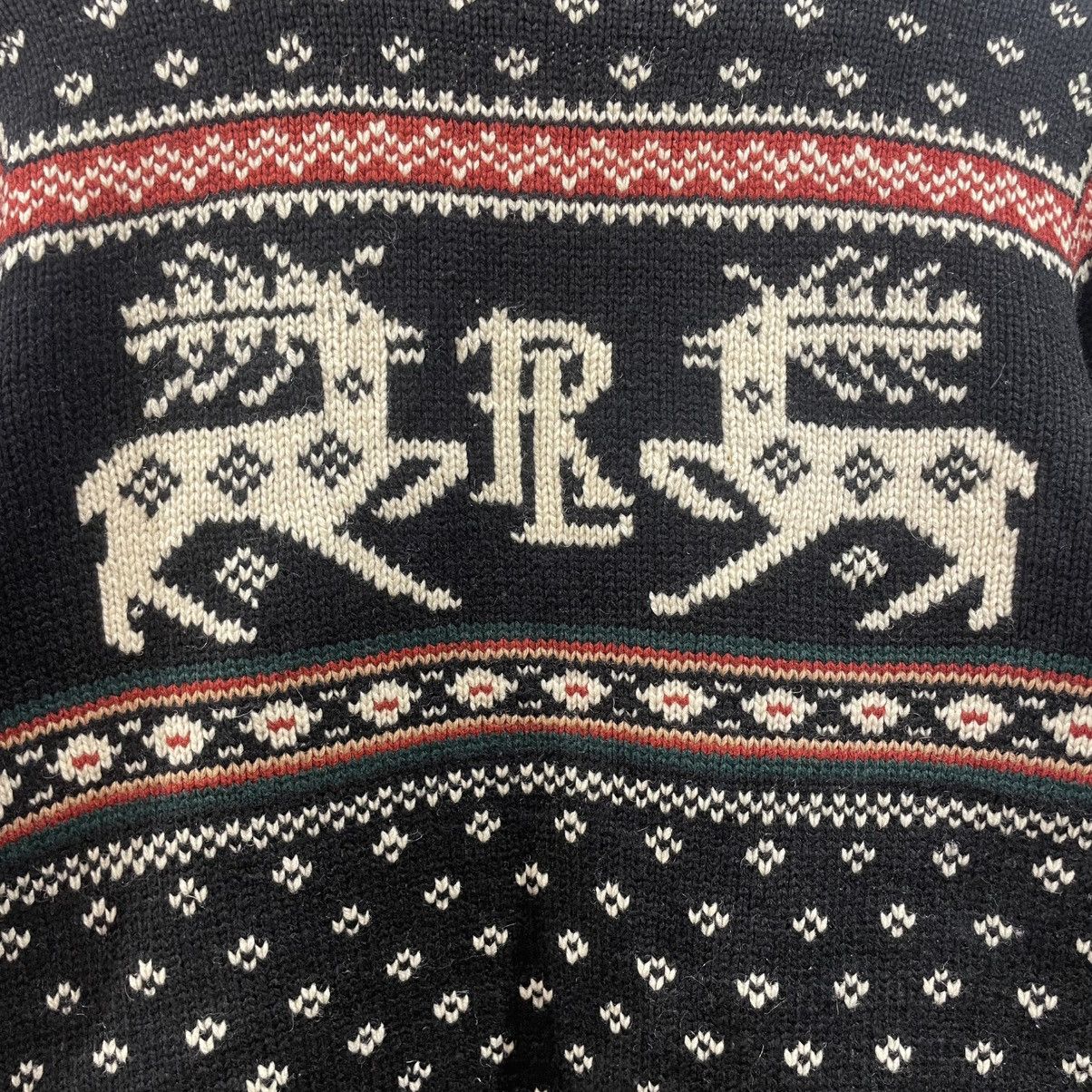 Ralph Lauren Vintage Polo Ralph Lauren Reindeer Fair Isle Sweater Size US XL / EU 56 / 4 - 13 Thumbnail