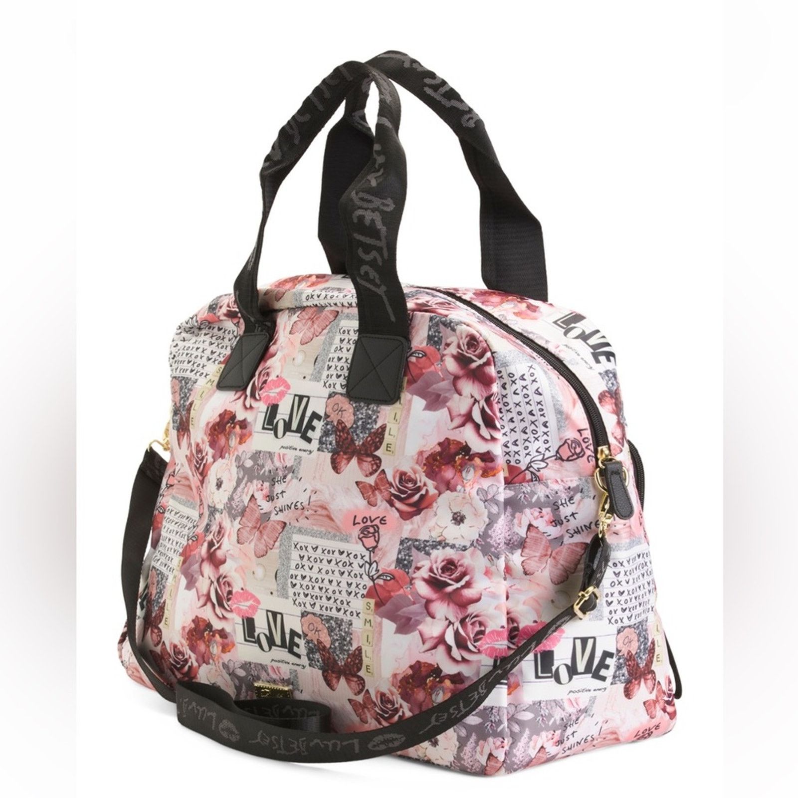 Betsey Johnson LUV‎ BETSEY Flat Pack Weekender With Front Pockets Size ONE SIZE - 4 Thumbnail