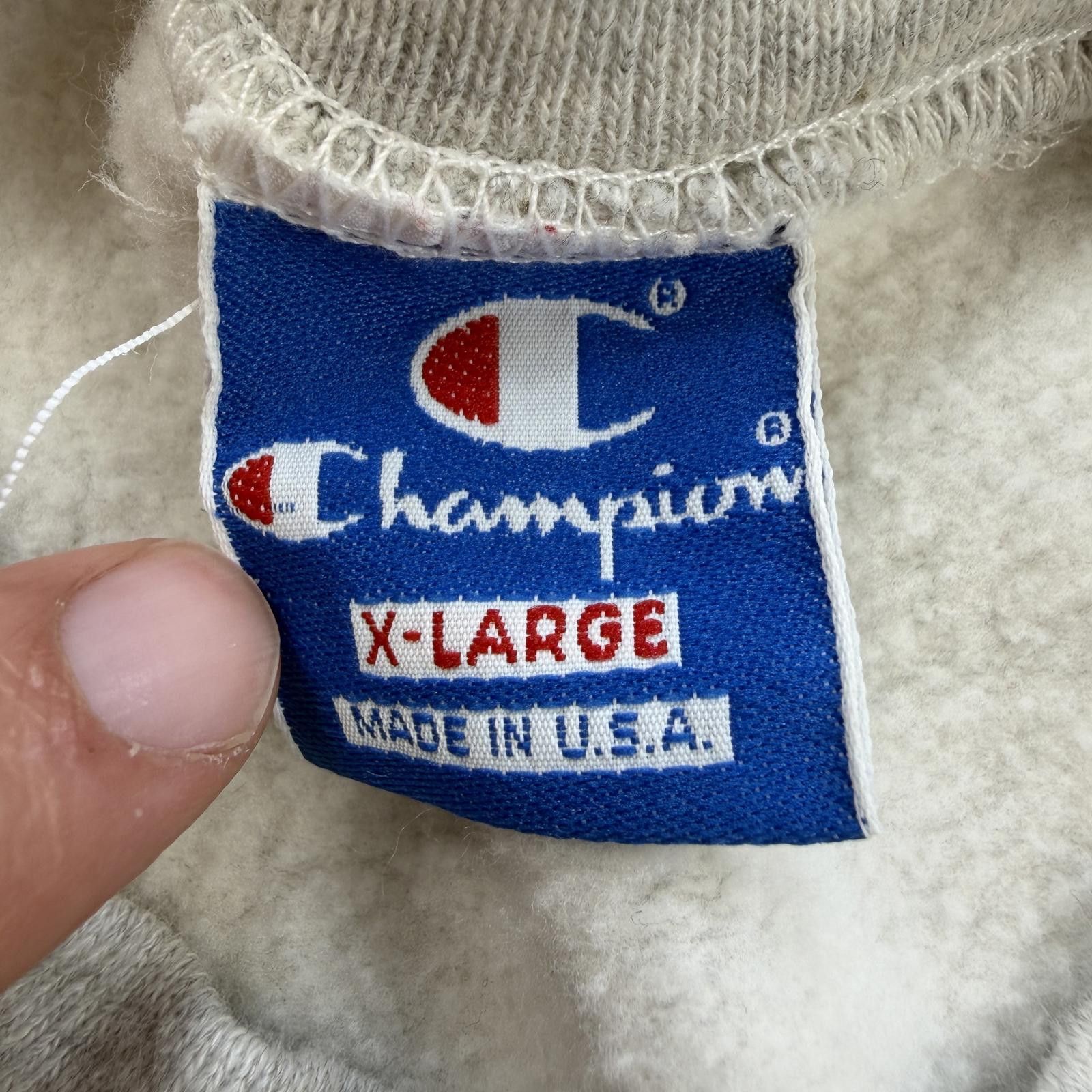 Champion Vintage 90 Champion Marquette University Crewneck Sweatshirt Size US XL / EU 56 / 4 - 4 Thumbnail