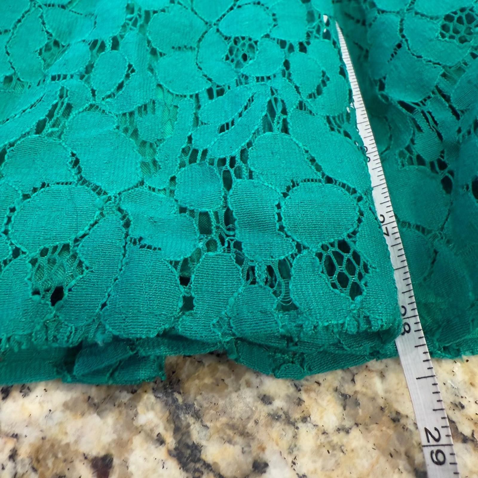 Other Aqua kelly green floral lace sleeveless mini dress Size XS Size XS / US 0-2 / IT 36-38 - 12 Thumbnail