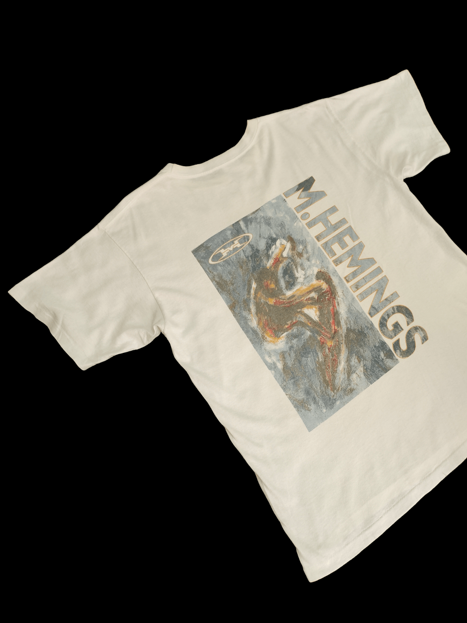 Quicksilver 1990s M.Hemings Pastel Artwork Surfing T-Shirt Size US L / EU 52-54 / 3 - 3 Thumbnail