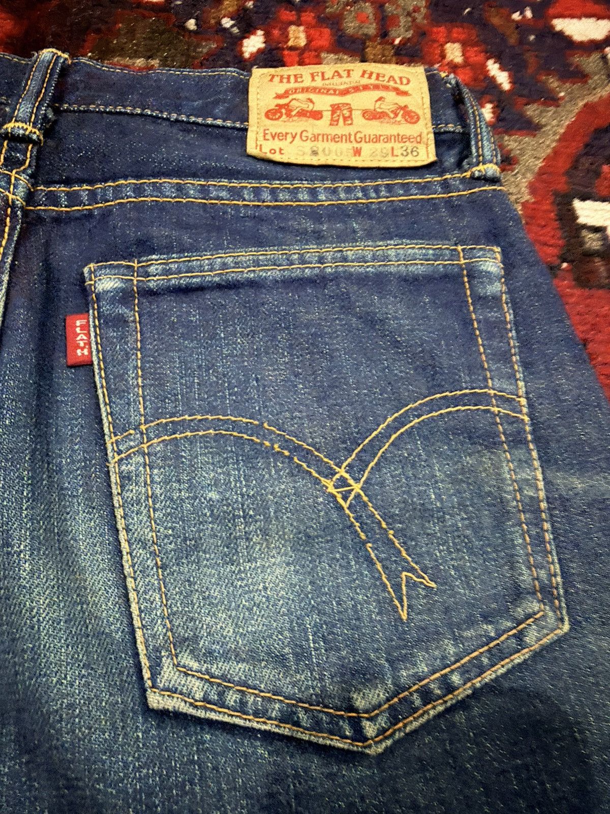 The Flat Head 🔥BOOT CUT🔥The Flat Head Flare Bootcut Denim Japanese Brand Size 28" / US 6 / IT 42 - 4 Thumbnail