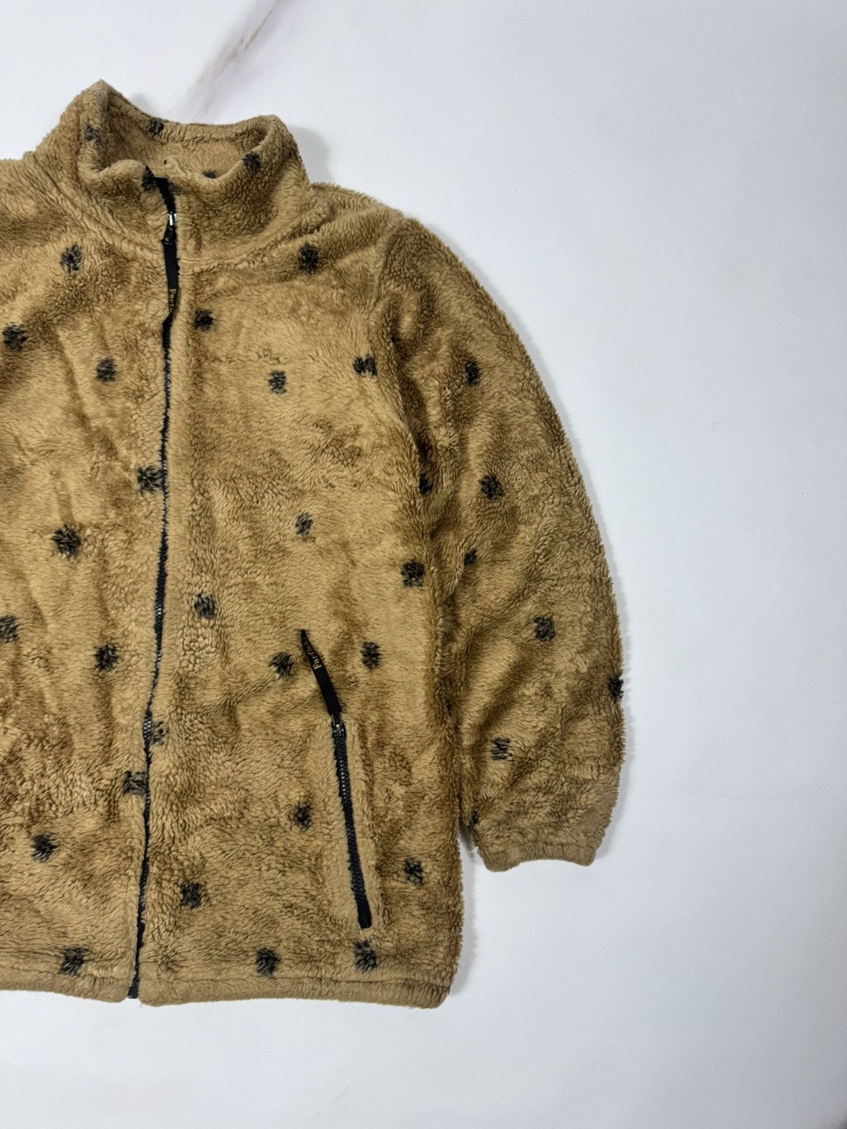 Japanese Brand Vintage Farfield Polkadot Fleece Jacket Size US L / EU 52-54 / 3 - 4 Thumbnail