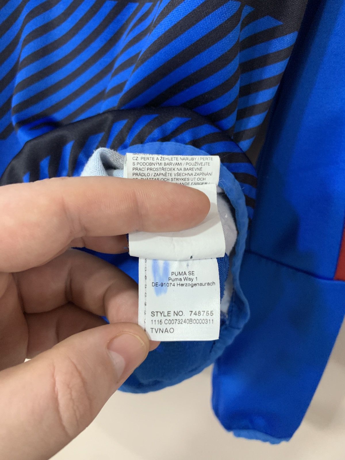 Puma Czech Republic 1/3 Zip Football Sweatshirt Puma Size S Size US S / EU 44-46 / 1 - 12 Thumbnail