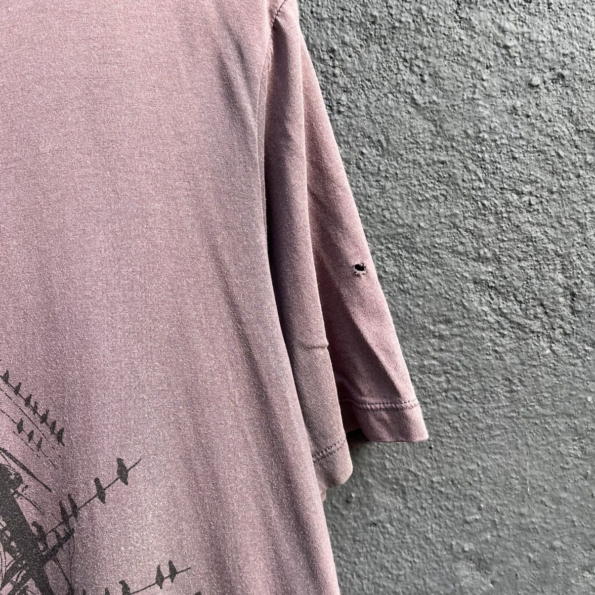 Anime Thrashed Faded Evangelion X Uniqlo Anime Tee Size US XL / EU 56 / 4 - 5 Thumbnail