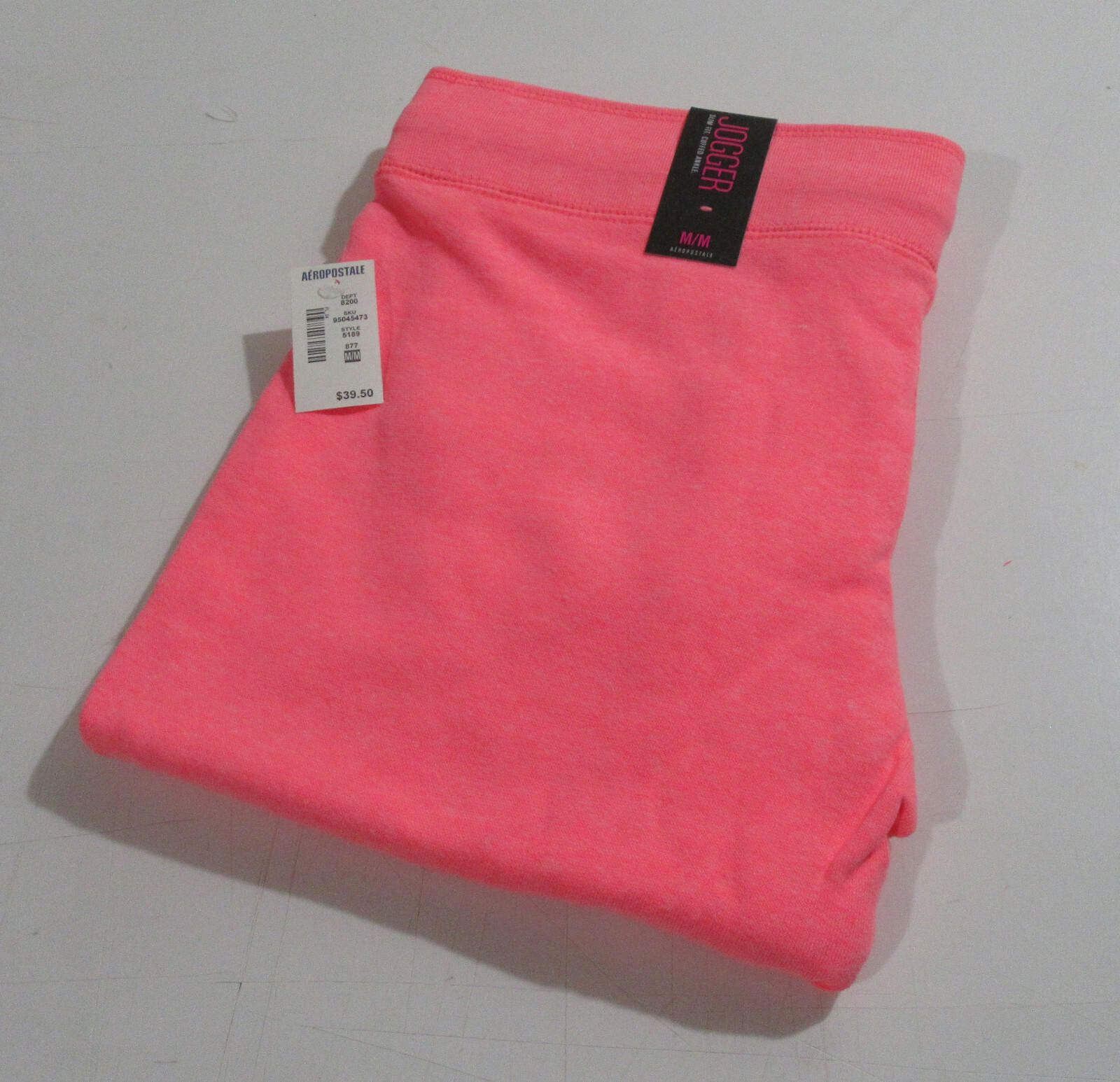 Aeropostale Aeropostale Slim Fit Jogger Sweatpants Pink Bling Sequins M Size 32" / US 10 / IT 46 - 3 Thumbnail