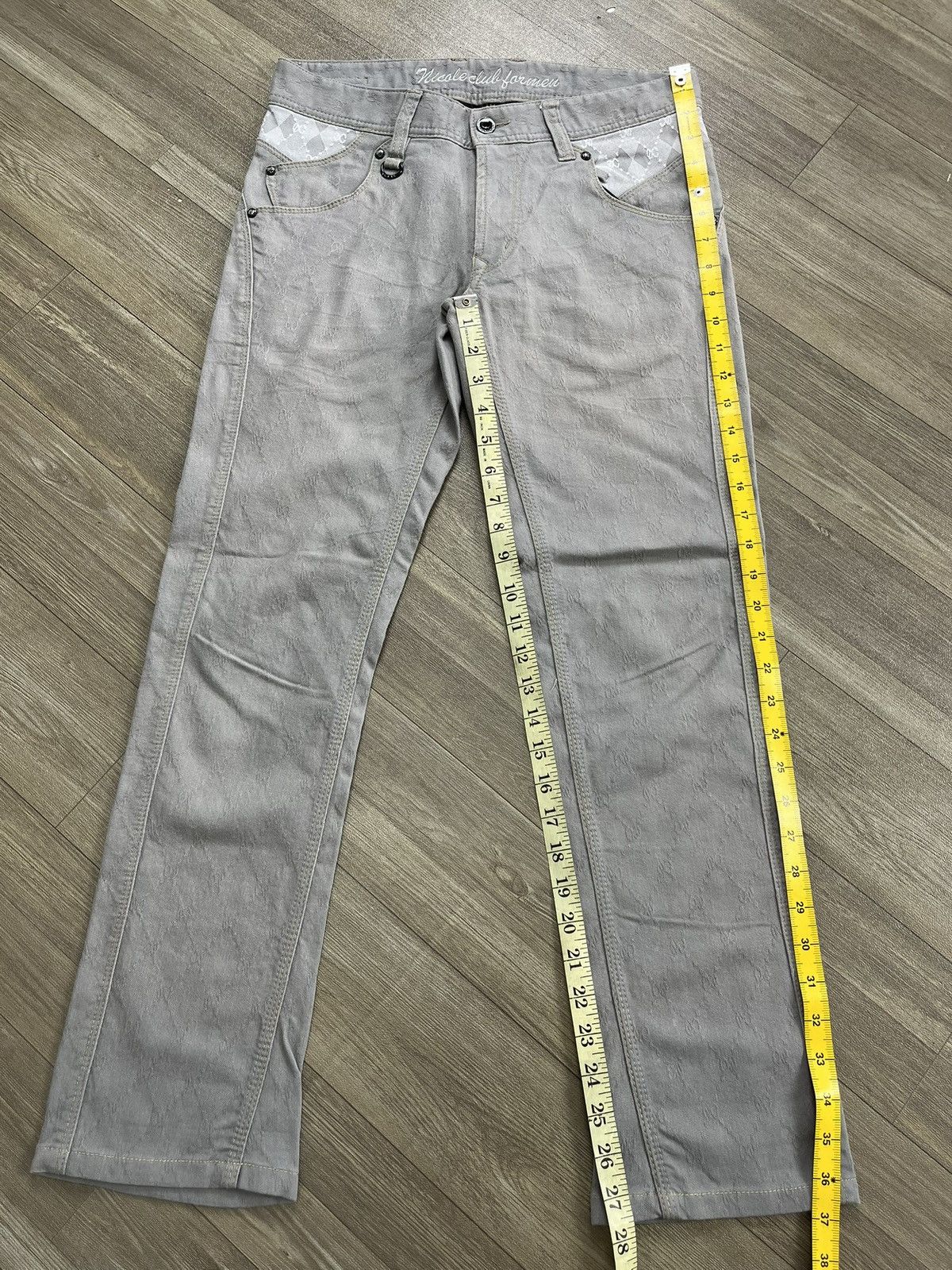 Nicole Club Vintage Nicole Club For Men Lgb Style Japanese Flared Denim Size US 29 - 17 Thumbnail