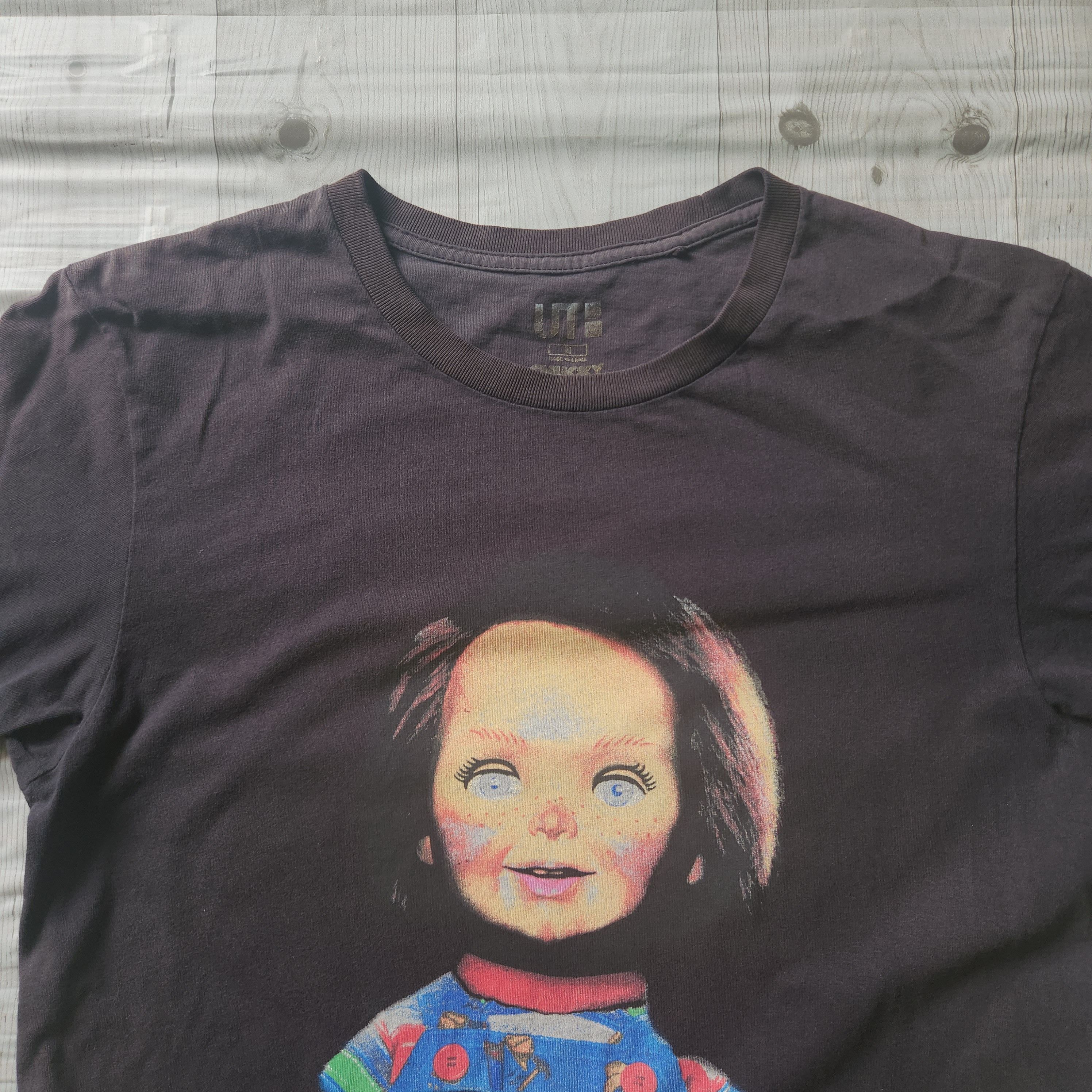 Expert Horror × Uniqlo Vintage Y2K Thrashed Horror Chucky Movie TShirt Size US M / EU 48-50 / 2 - 10 Thumbnail