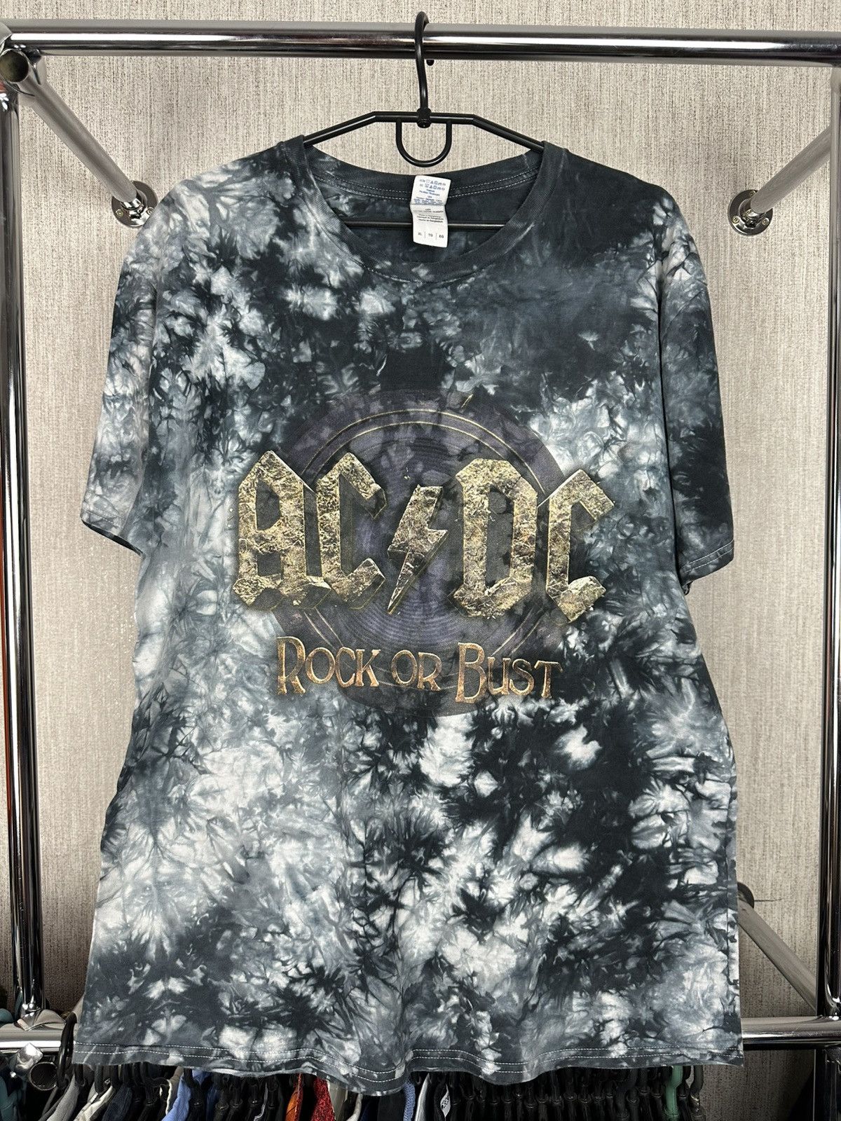 AC/DC × Band Tees 2015 Ac Dc Rock or Bust Europe Tour Tie dye Band Tee T shirt Size US XL / EU 56 / 4 - 2 Thumbnail
