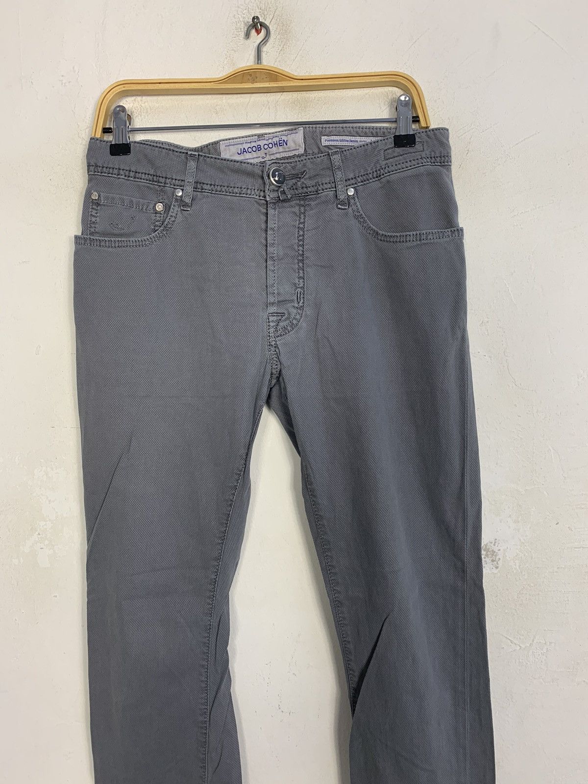 Jacob Cohen Jacob Cohen Italy Handmade Luxury Grey Jeans Straight Cut Size US 30 / EU 46 - 6 Thumbnail