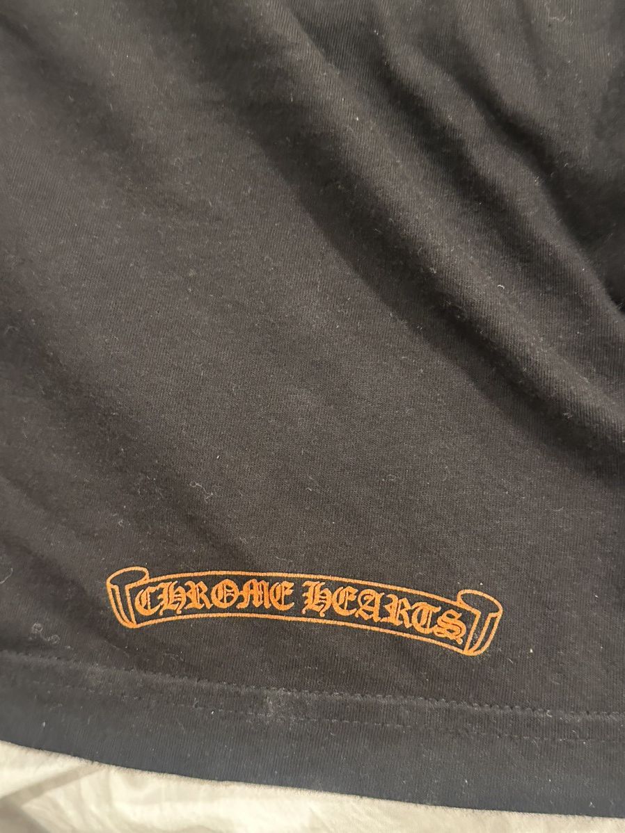 Chrome Hearts Chrome Hearts Black T Shirt orange crossed Size US L / EU 52-54 / 3 - 4 Thumbnail