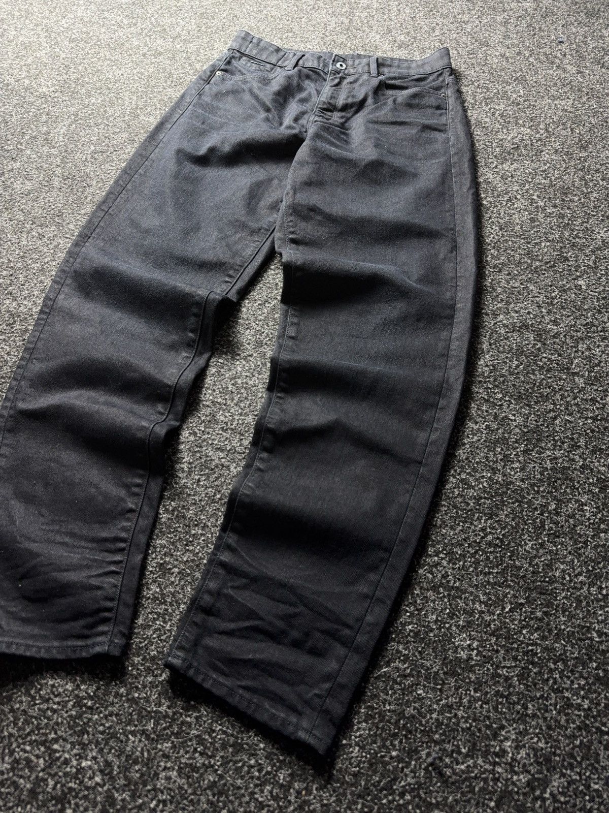 G-Star G-Star RAW Janeh Loose Tapered Jeans Black Cradle Denim Y2K Size 29" - 3 Thumbnail