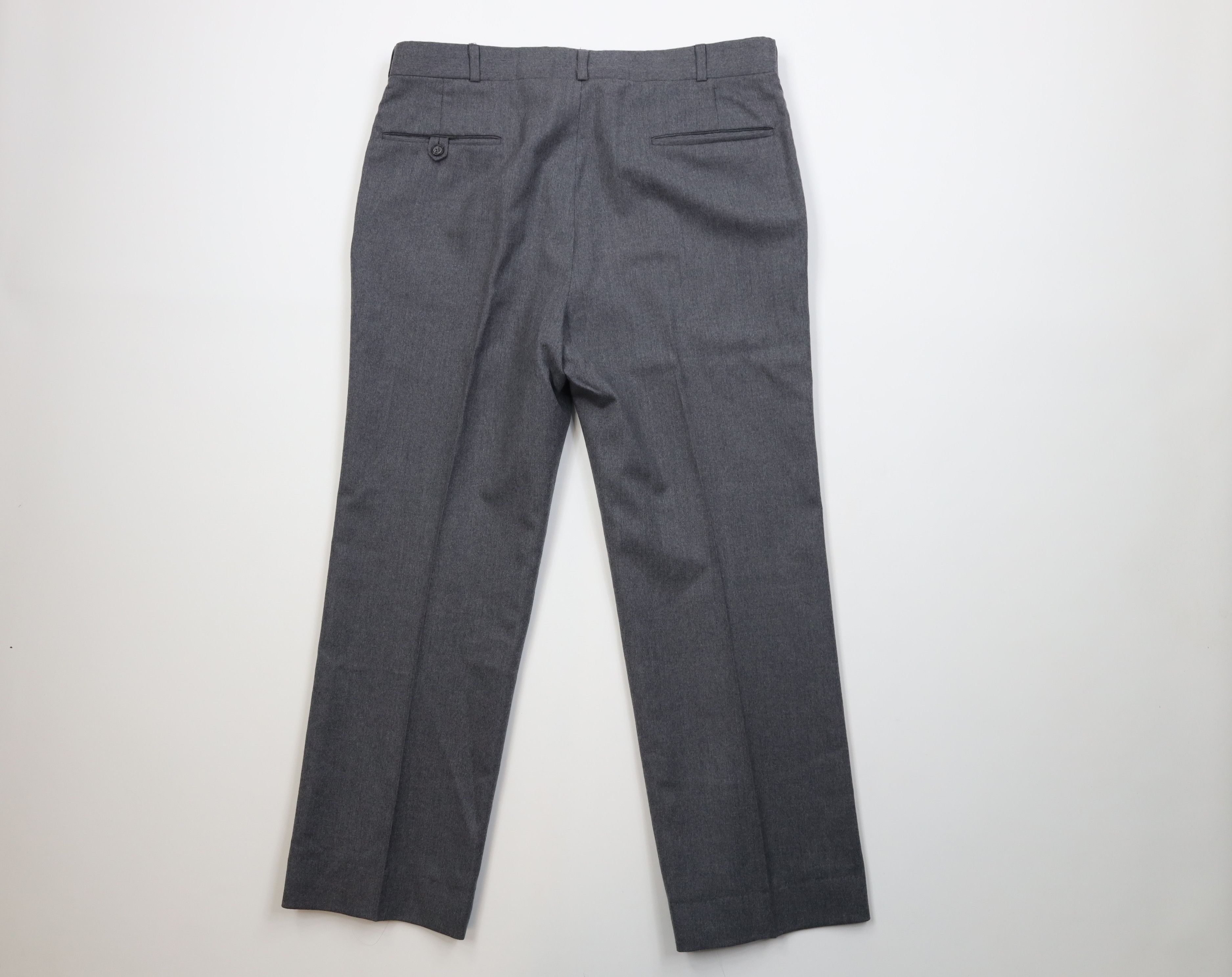Vintage Vintage 70s Streetwear Flared Wide Leg Chino Pants Gray USA Size US 36 / EU 52 - 9 Thumbnail