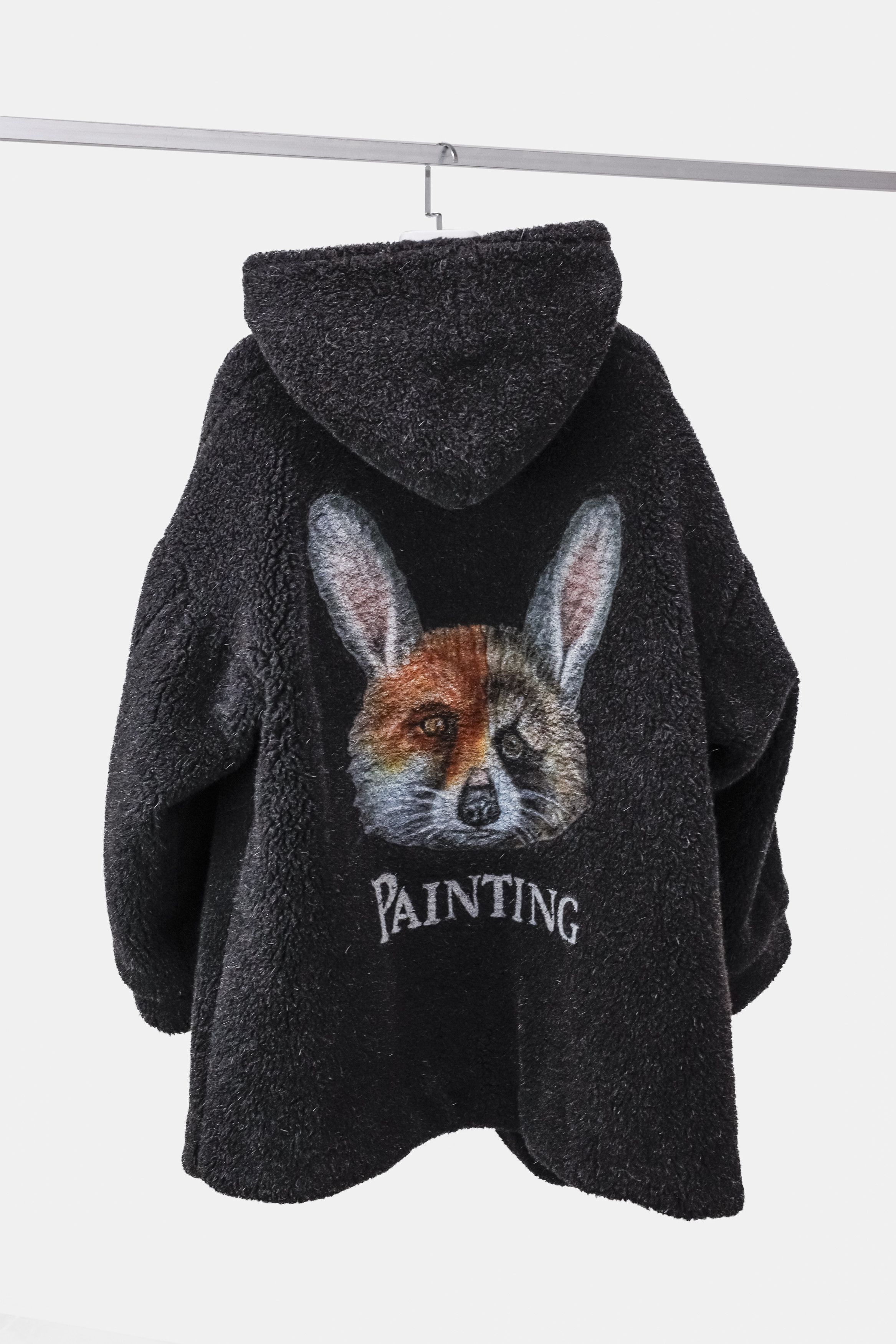 Doublet Doublet Real Fur Mix The Painting Hooded Coat Size US M / EU 48-50 / 2 - 1 Thumbnail