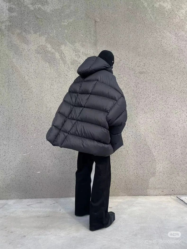 Rick Owens Rick Owens Silhouette hooded goose down jacket 2503-Nextar Size US M / EU 48-50 / 2 - 1 Thumbnail