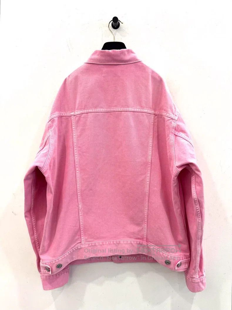 Balenciaga Balenciaga Valentine's Day Series Pink Alphabet Logo Denim Size XXS / US 00 / IT 34 - 3 Thumbnail