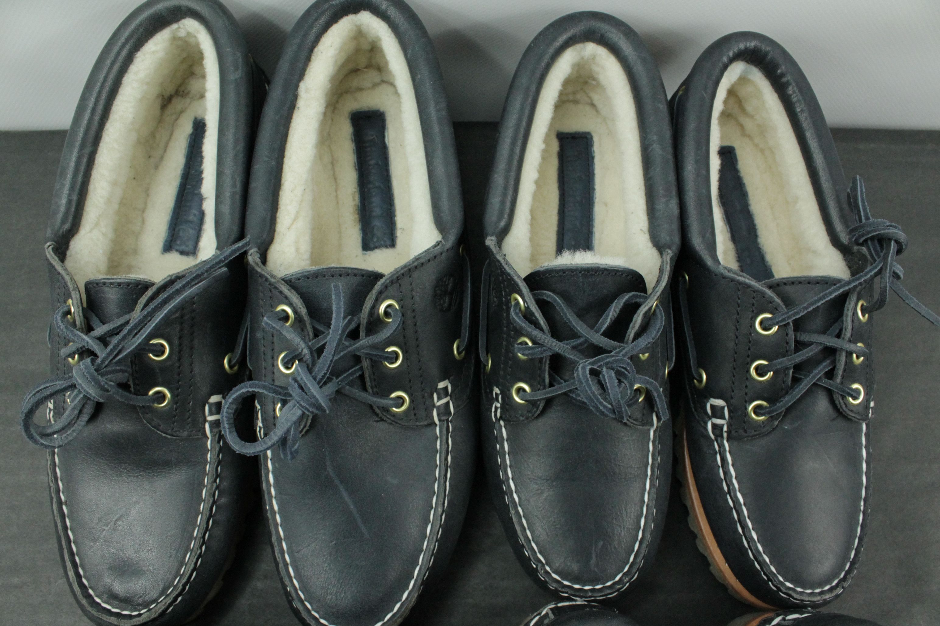 Timberland Timberland Noreen 3EYE Shearling Leather Boat Shoes Size US 6 / IT 36 - 16 Thumbnail