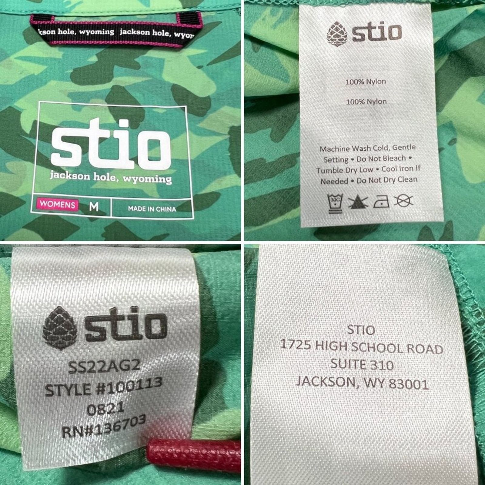 Stio STIO Second Light Pullover Green Floral Camo Shell Size M Size M / US 6-8 / IT 42-44 - 3 Thumbnail
