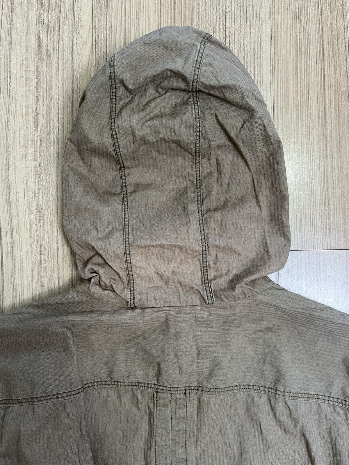 Vintage Vintage Diesel Hooded Shirt Military Style Size US XS / EU 42 / 0 - 14 Thumbnail