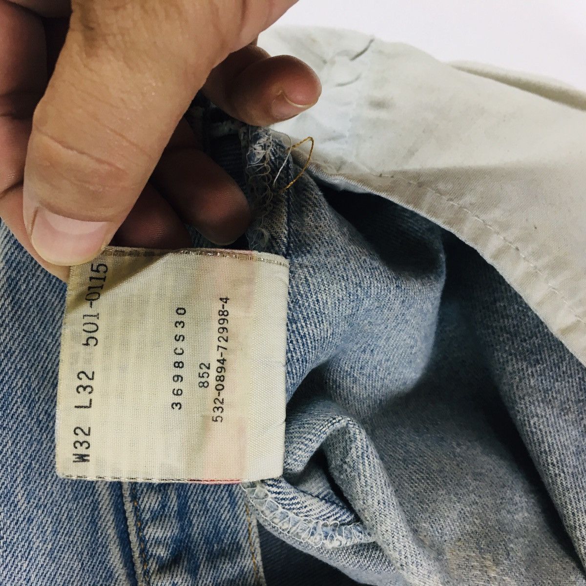 Levi's Vintage Clothing Vintage 90s Levi’s 501 Made in USA Size US 32 / EU 48 - 15 Thumbnail
