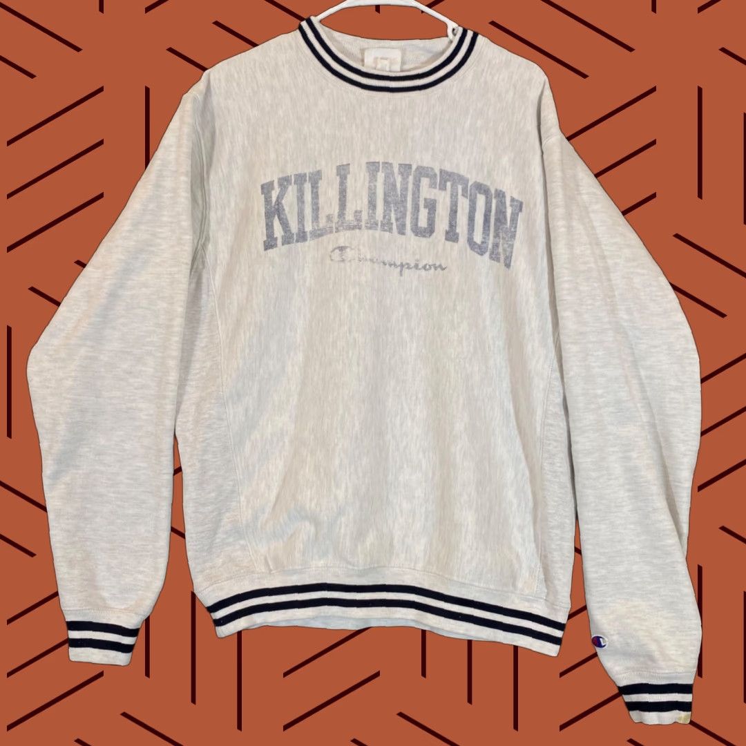 Champion CHAMPION Sweatshirt Mens Medium Gray Killington Ski Resort Crewneck Pullover Jacket Size US M / EU 48-50 / 2 - 1 Thumbnail