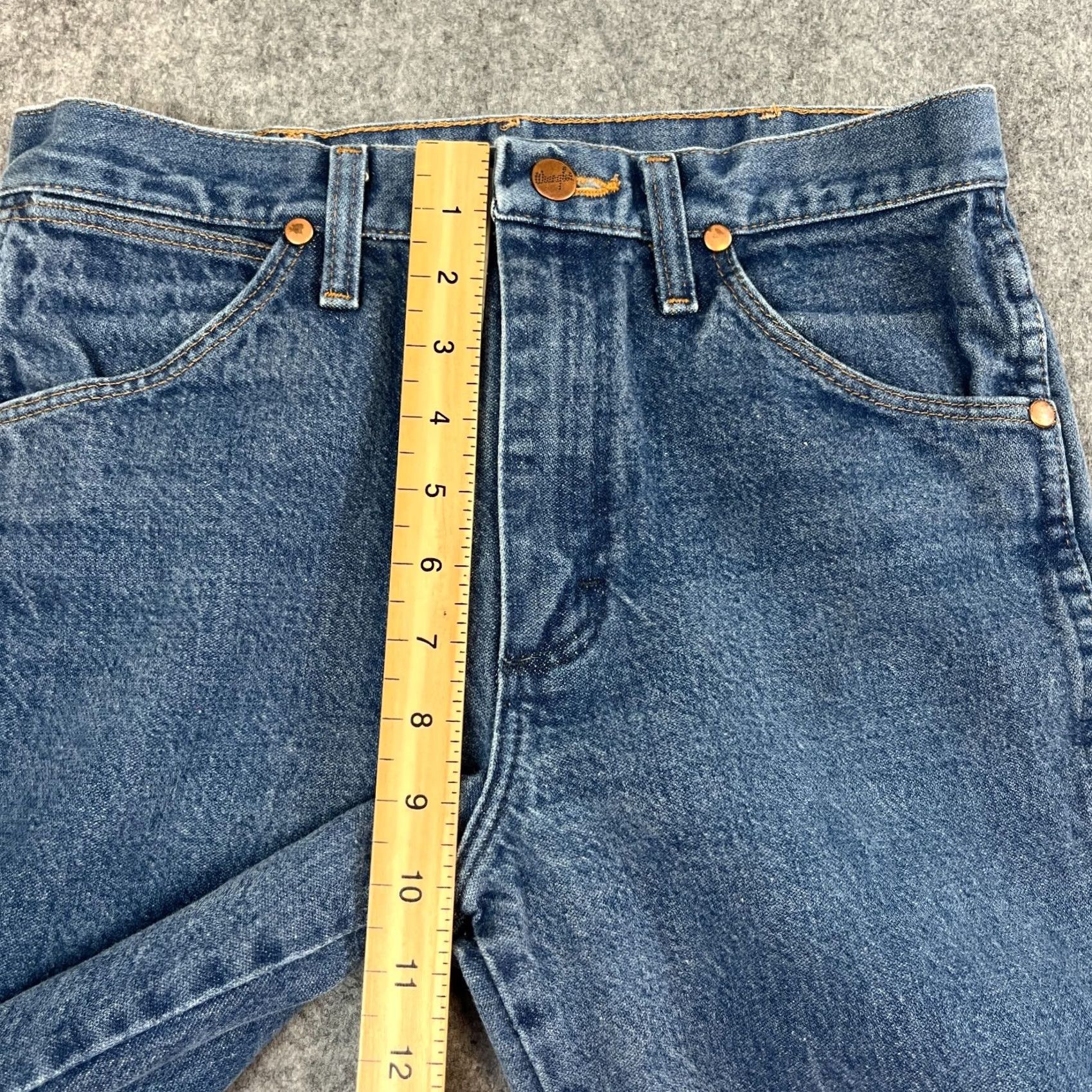 Wrangler VINTAGE Wrangler Womens Jeans Straight 29 30 UK10 High Waist Blue 936DEN Cowgirl Jeans Wrangler 936 Womens Blue 29 30 UK10 Medieval-style? Size 32" / US 10 / IT 46 - 6 Thumbnail