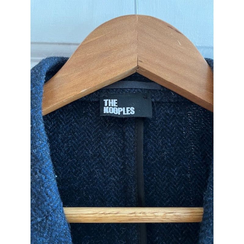 The Kooples Kooples Blue Wool Herringbone Blazer EU Size 48 Size US M / EU 48-50 / 2 - 3 Thumbnail