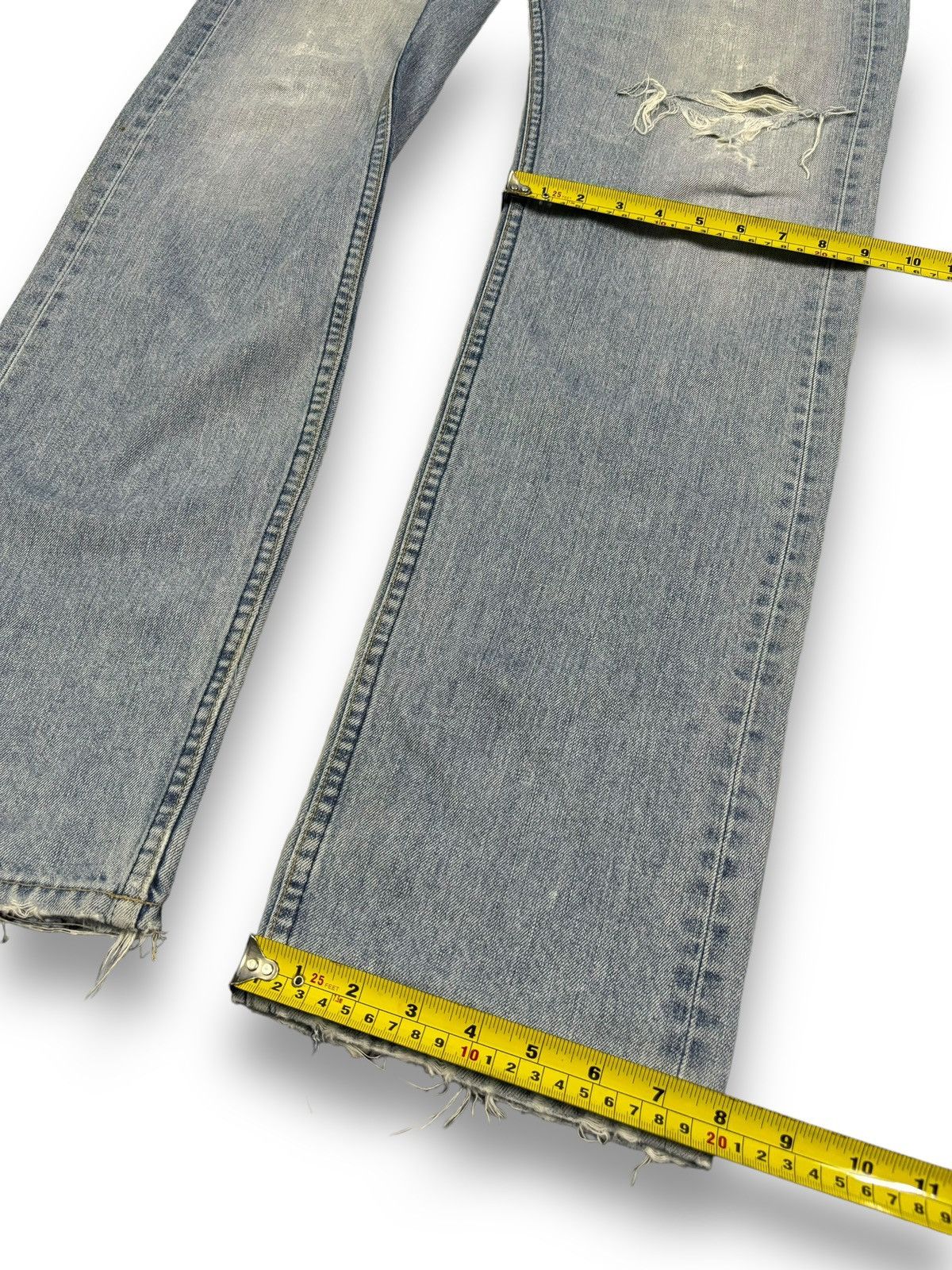 Levi's Vintage 90s Levis 505 Faded Straight Leg Distressed Jeans Size US 34 / EU 50 - 18 Thumbnail