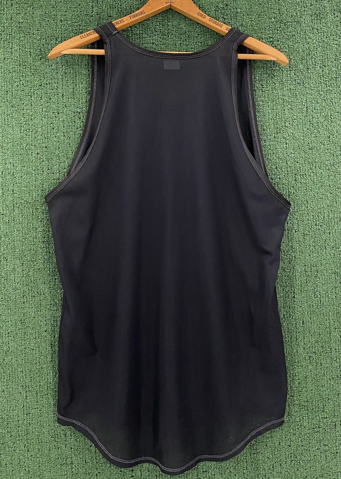 Jockey VTG 70’s Jockey Thorobred Ribbed Sheer Black Tank Top Size US M / EU 48-50 / 2 - 5 Thumbnail