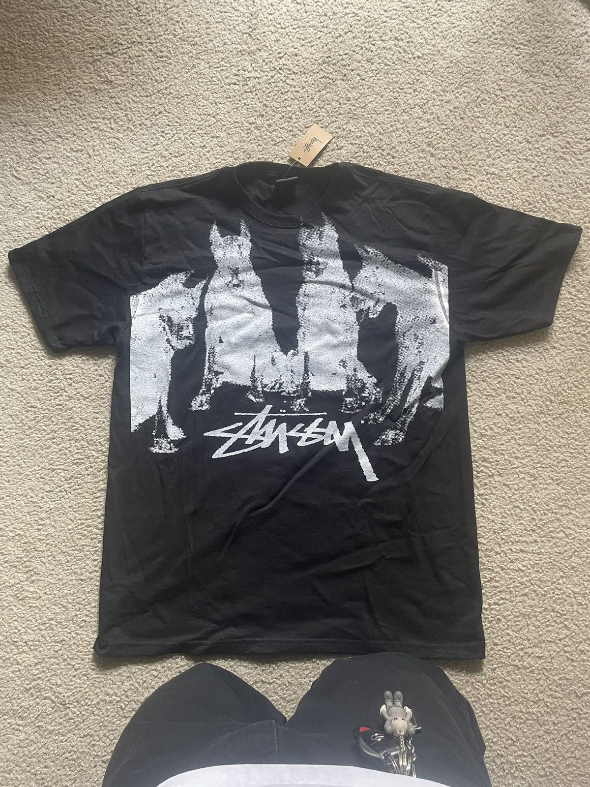 Designer × Streetwear × Stussy Stüssy Doberman Tee - Black