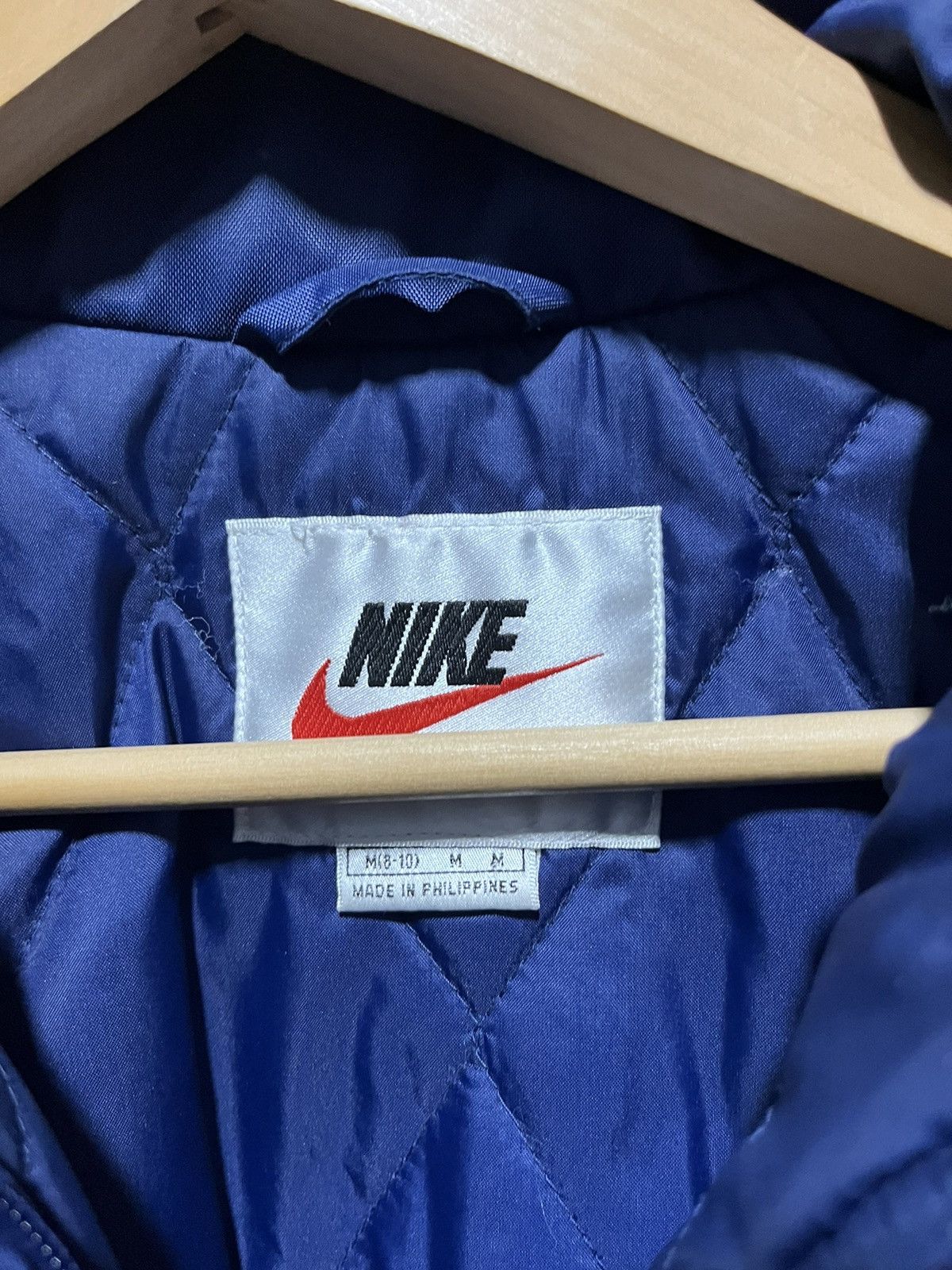 Nike × Vintage Crazy Vintage 90s Nike Swoosh Essential Zip-Up Windbreaker Size US M / EU 48-50 / 2 - 9 Thumbnail