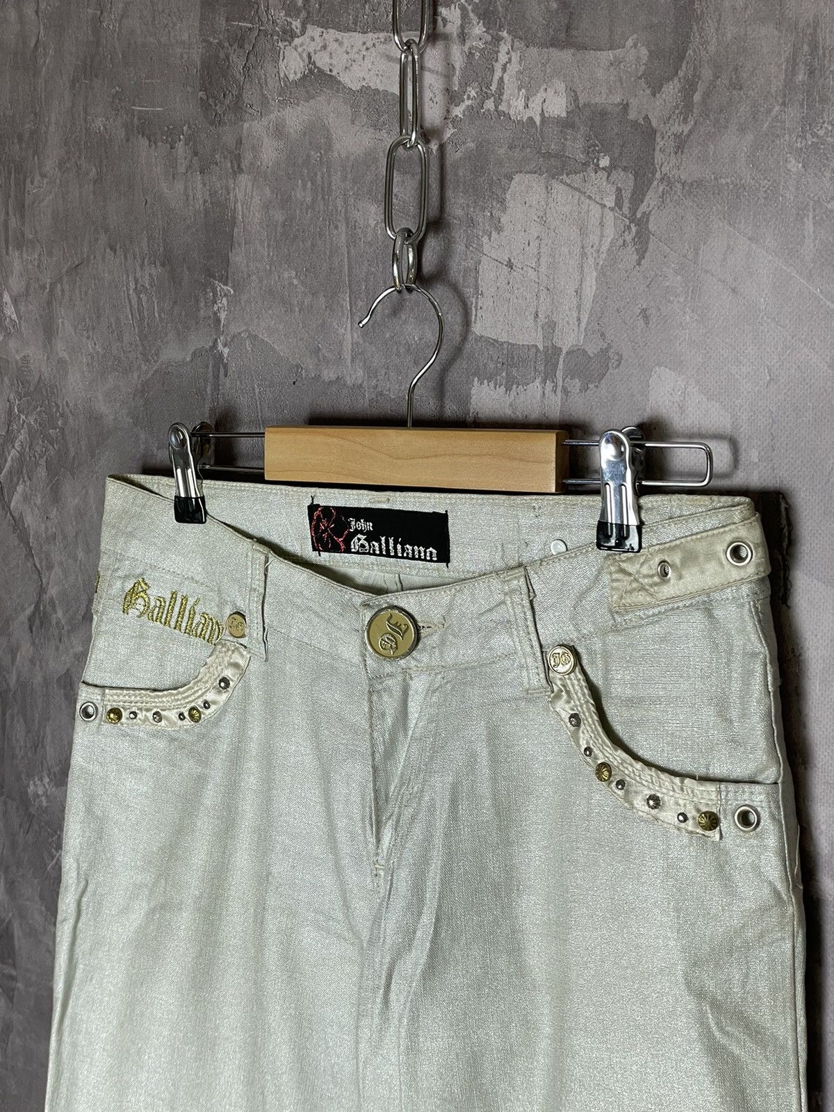 John Galliano × Vintage John Galliano Vintage Streetwear Pants Size 30" / US 8 / IT 44 - 5 Thumbnail