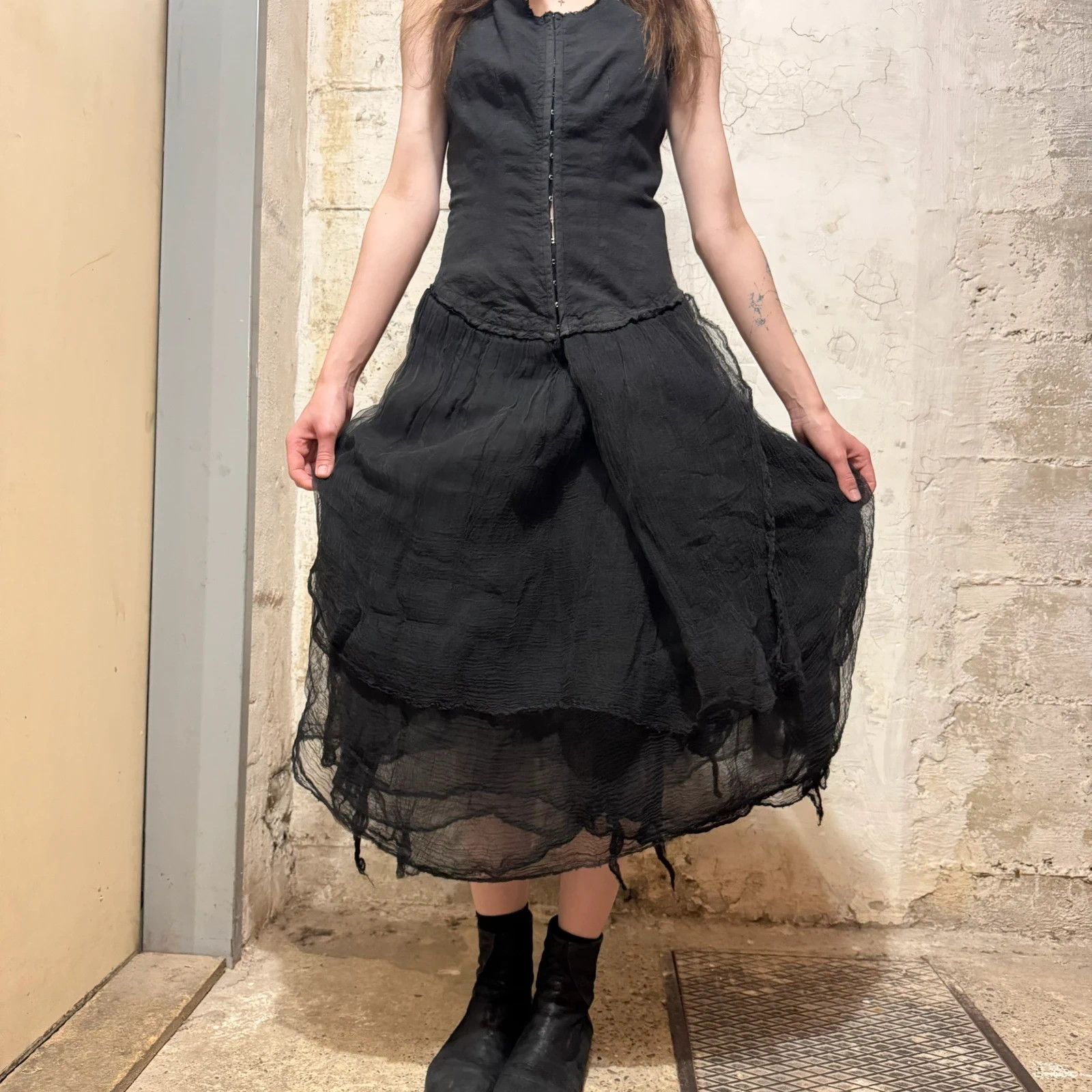 Marc Le Bihan Marc le bihan silk layerd skirt corset combo Size S / US 4 / IT 40 - 2 Thumbnail