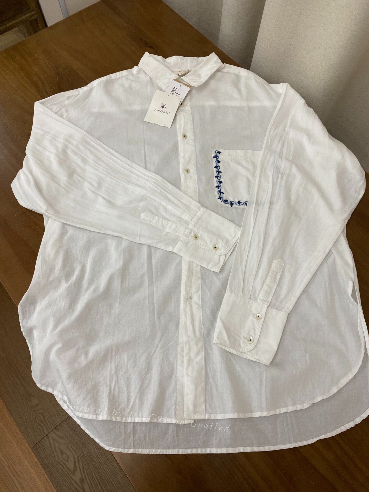 Other ANOKHI White Cotton Shirt Size US L / EU 52-54 / 3 - 1 Thumbnail