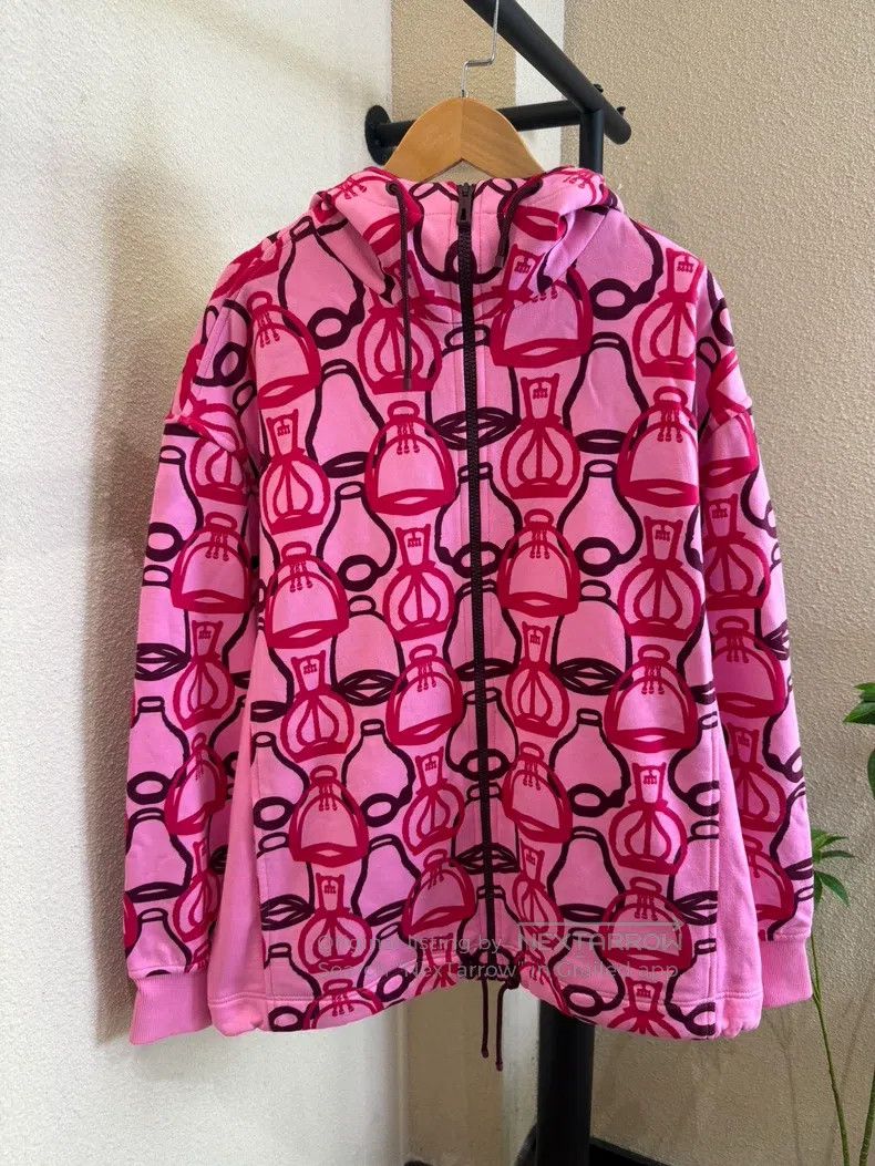 Hermes Hermes Geometric Pattern Hooded Sweatshirt Size XS / US 0-2 / IT 36-38 - 1 Thumbnail