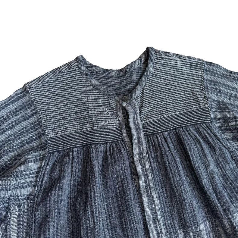 Issey Miyake issey miyake Cotton and linen striped dress 2506-Nextarrow Size M / US 6-8 / IT 42-44 - 7 Thumbnail
