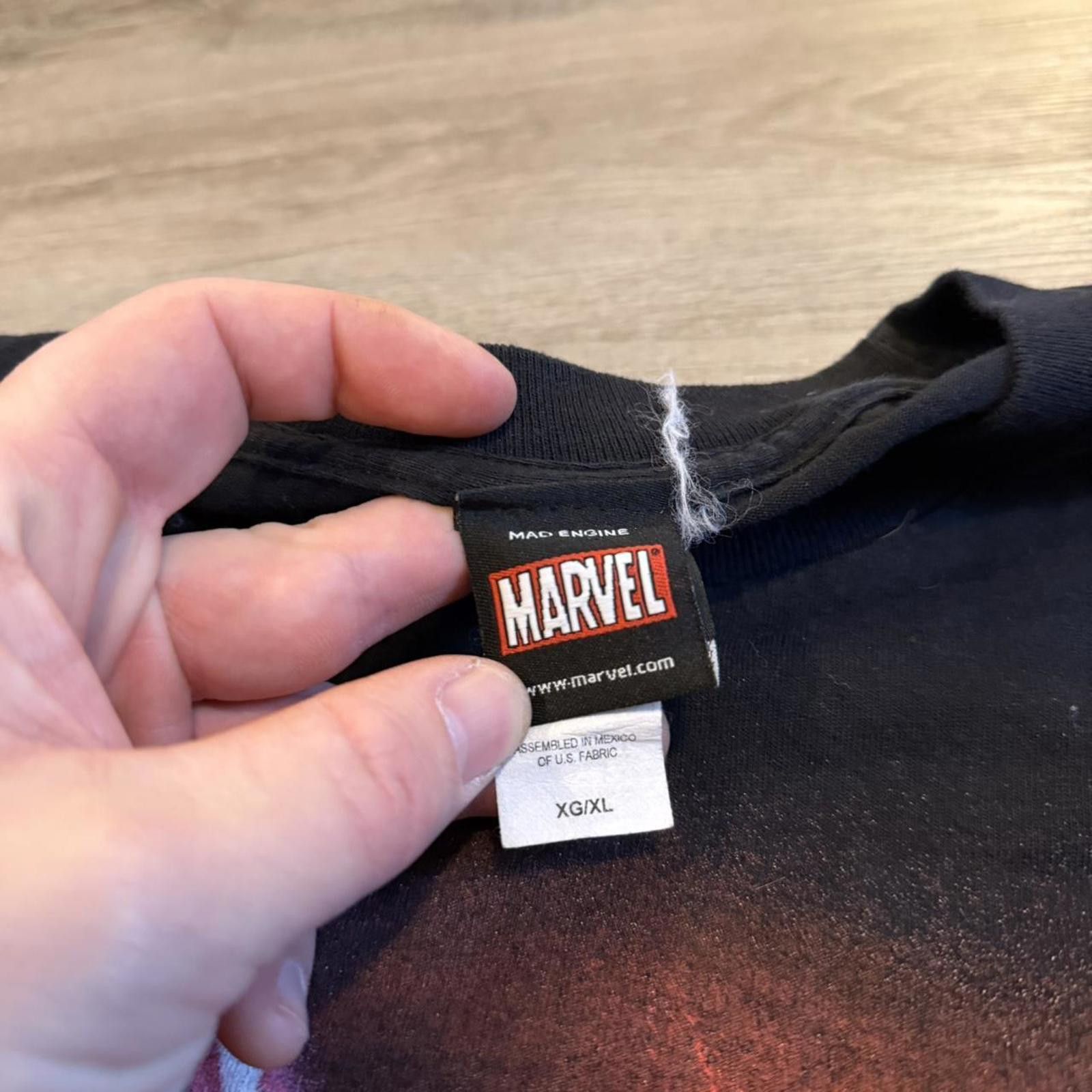 vintage mad engine marvel skrulls t shirt 00s XL